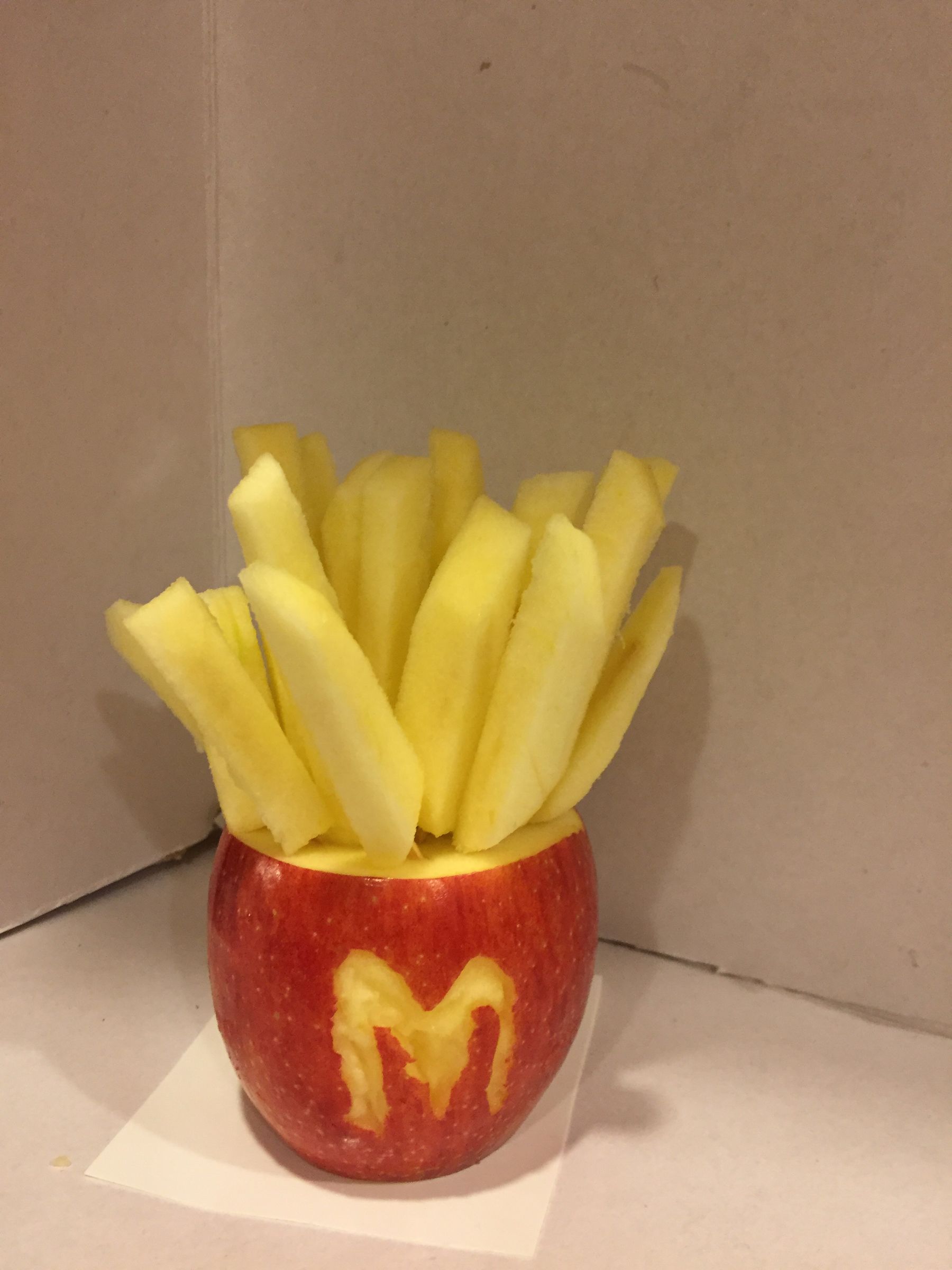 McDonalds Fries Out Of An Apple