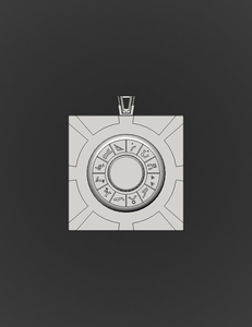 Stargate 3D Locket With Hidden Locking Mechanism