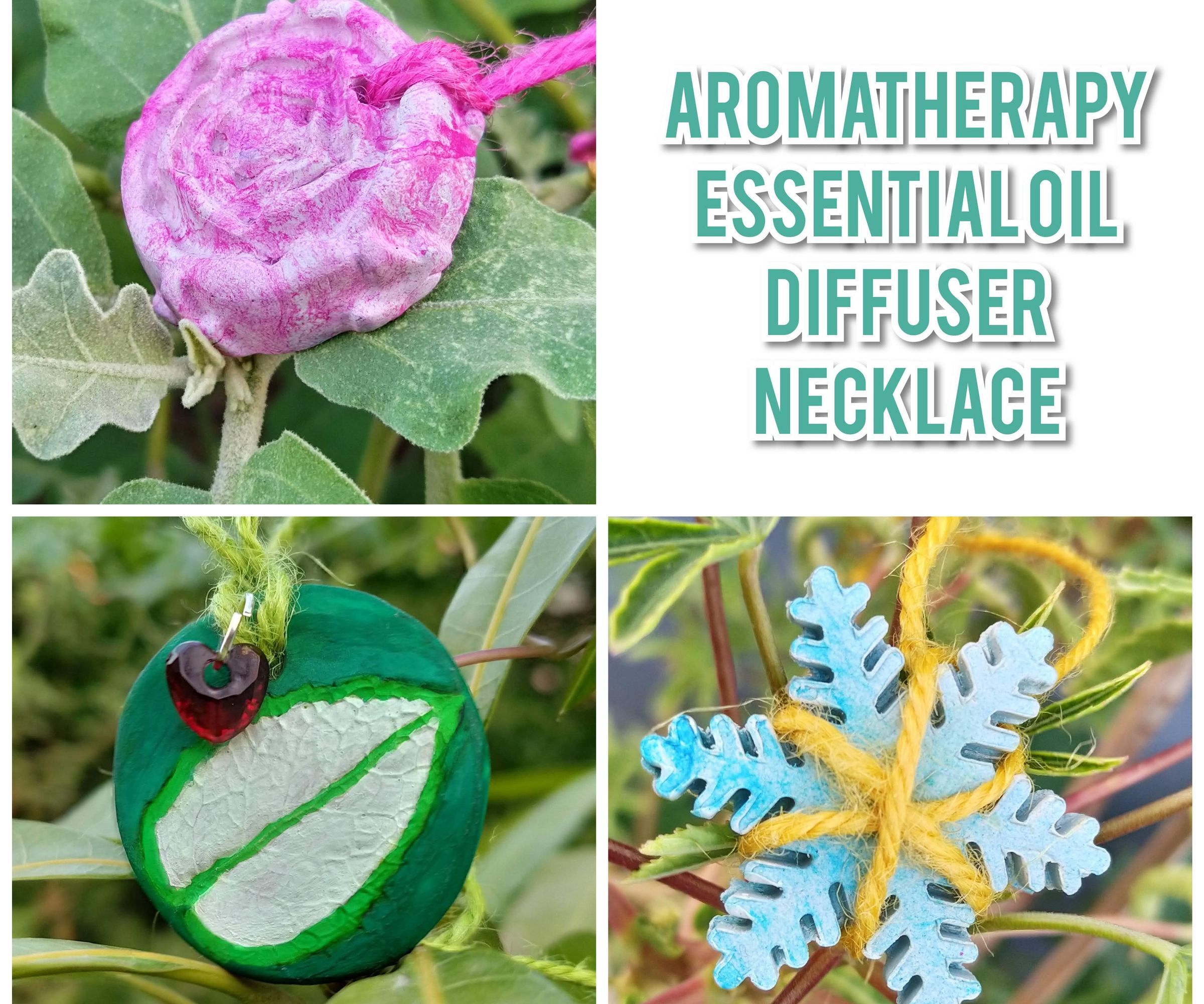 Aromatherapy Essential Oil Diffuser Necklace