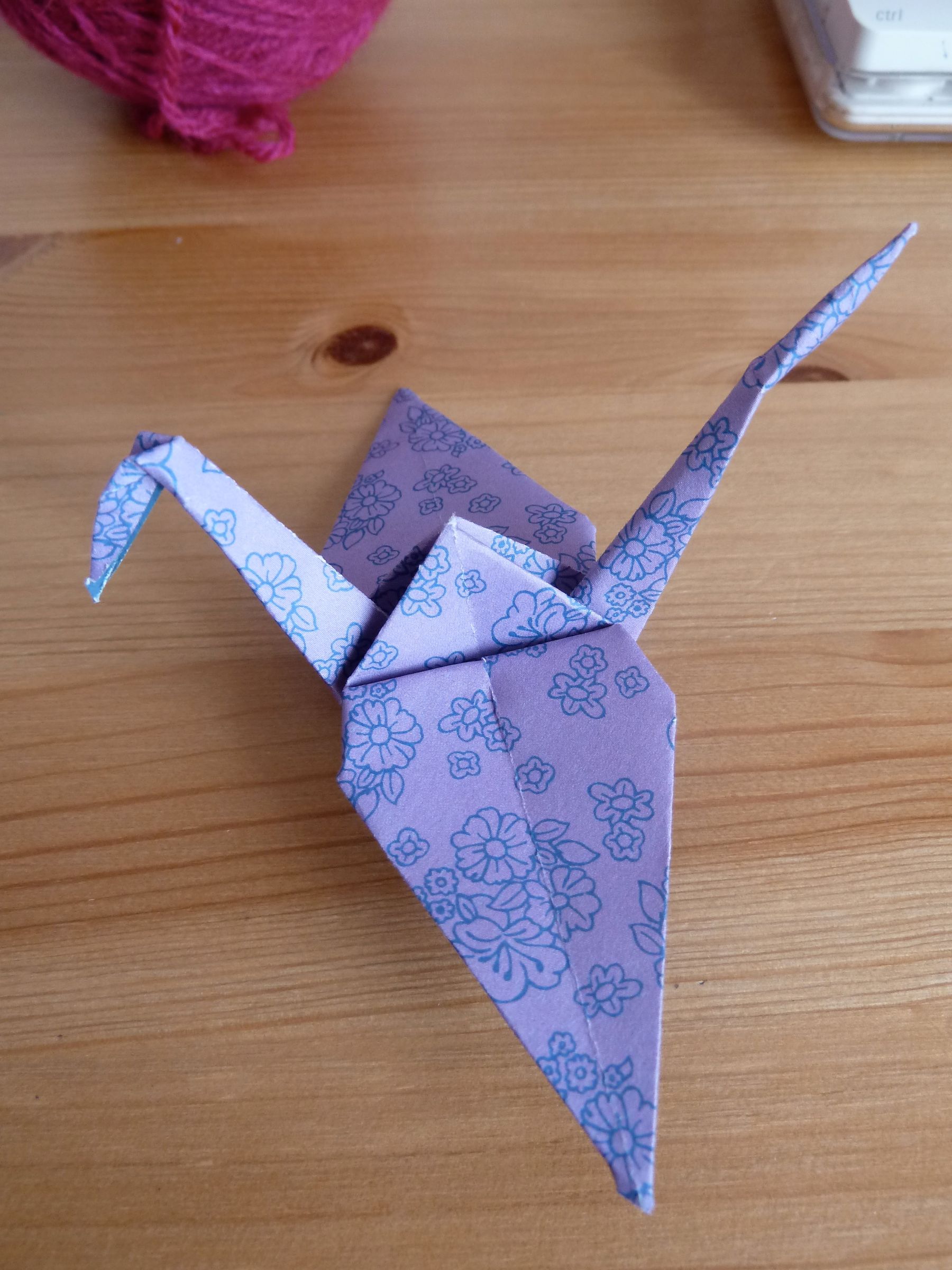Origami Crane Instruction