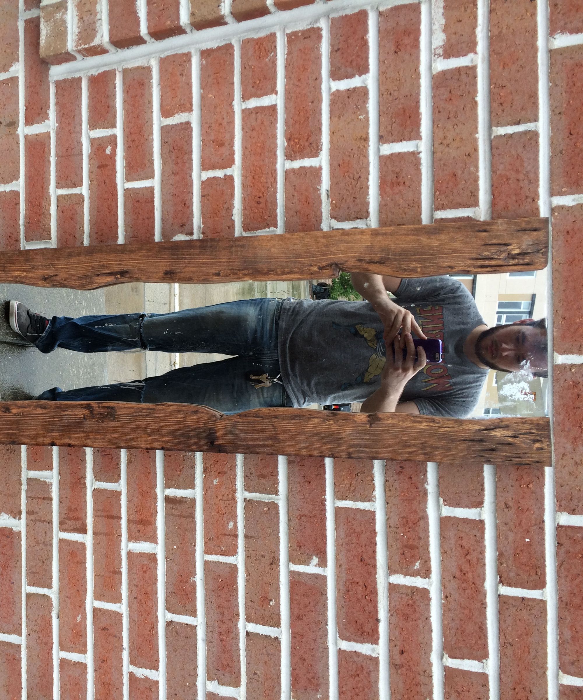 Live Edge Wooden Mirror