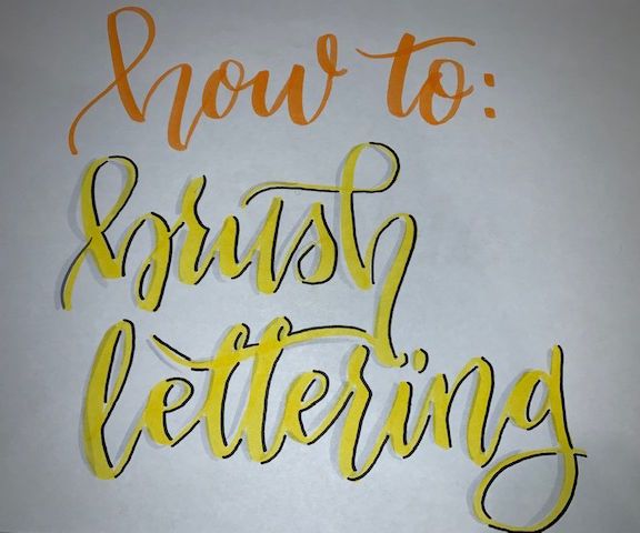 How To: Brush Lettering
