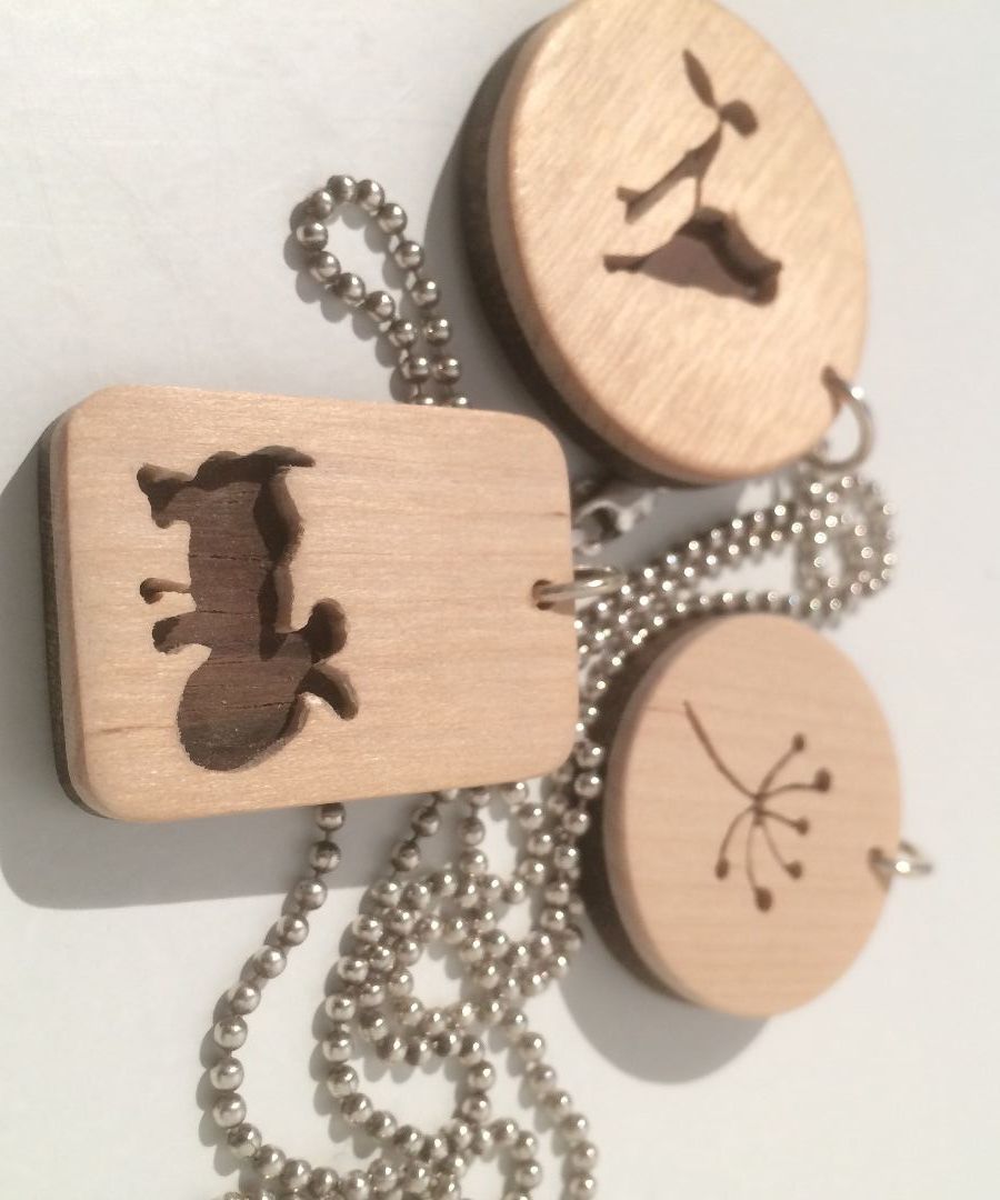 Make a Wooden Pendant on a Necklace