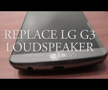 Lg G3 Speaker Replacement