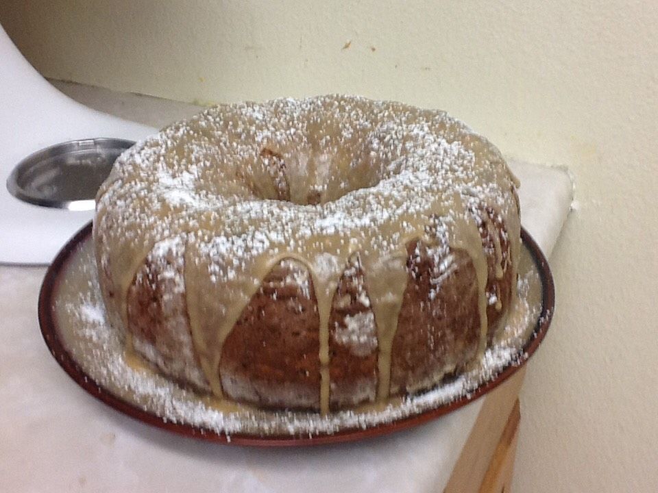 Apple Bundt With Cinnamon Pear Filling