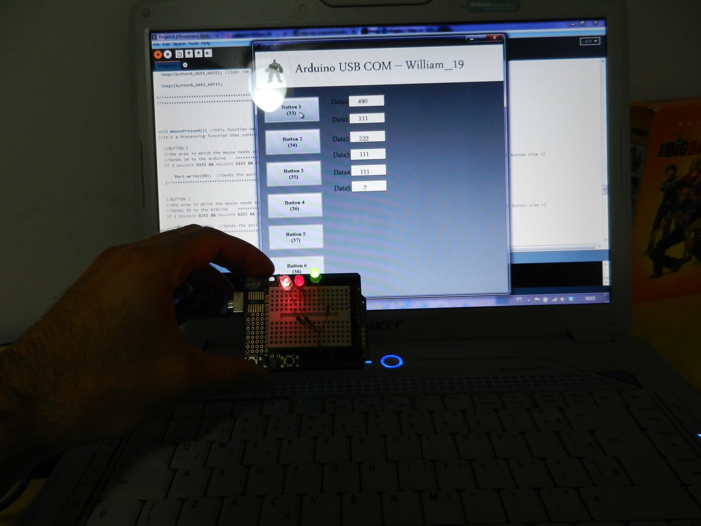 Arduino USB Communication - Processing Program - Instructables