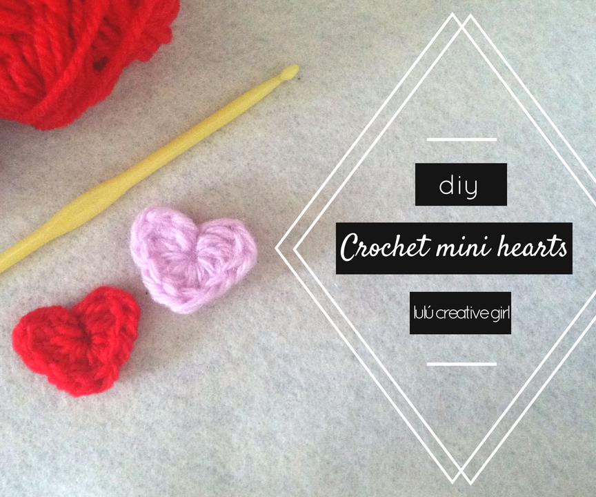 DIY: Crochet Tiny Hearts (Easy).