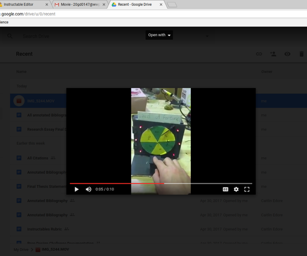 Mini Wheel of Fortune!