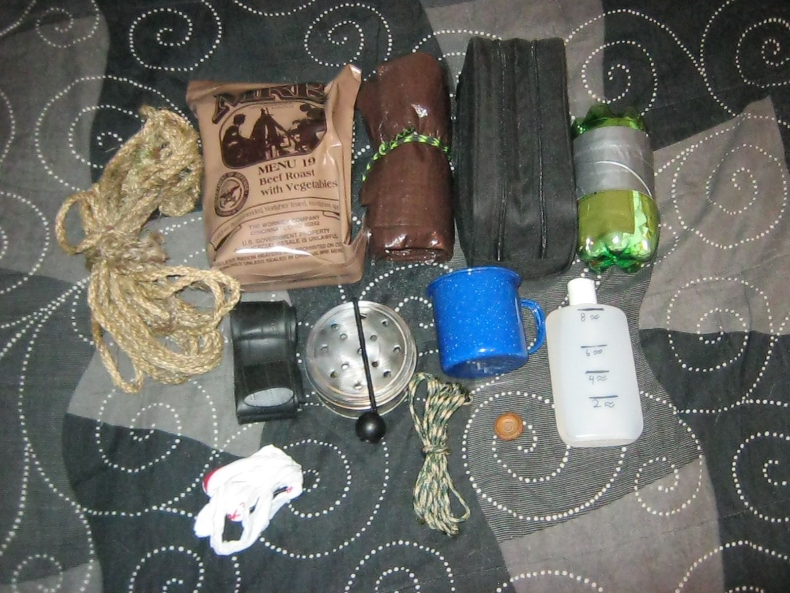 Camping/ Survival Pack *(Updated)* 10 Steps Instructables