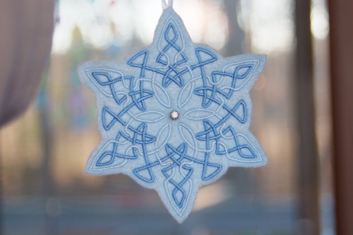 Sparkling Snowflake Ornaments