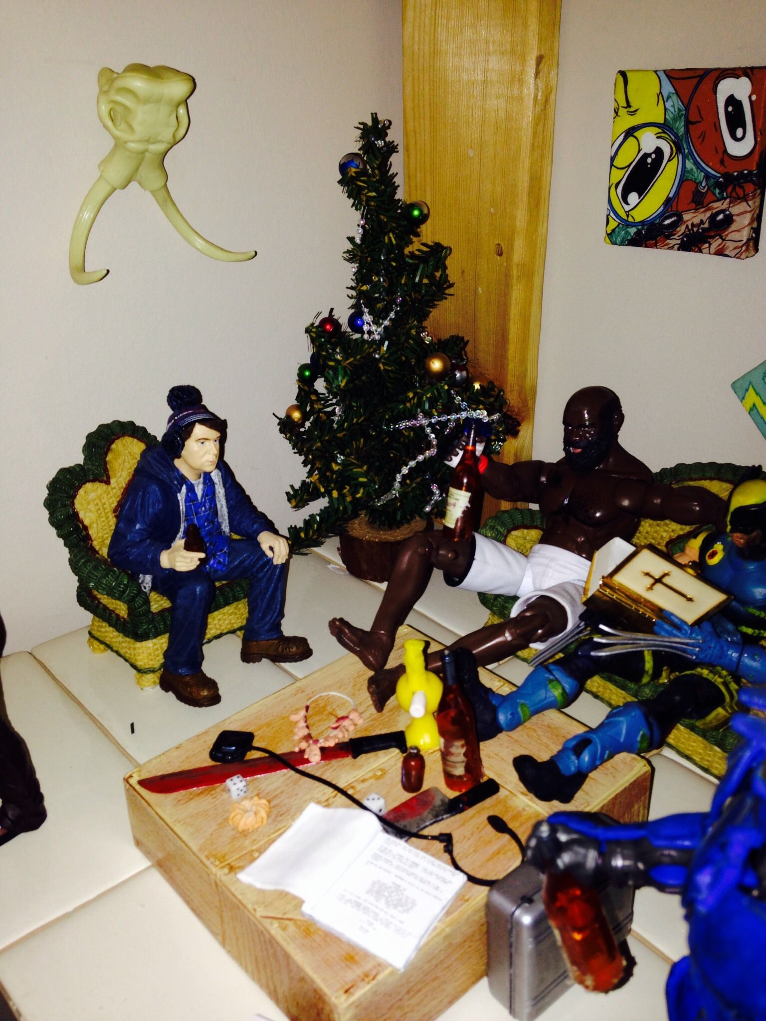 Action Figure Party Scene 10 Steps Instructables