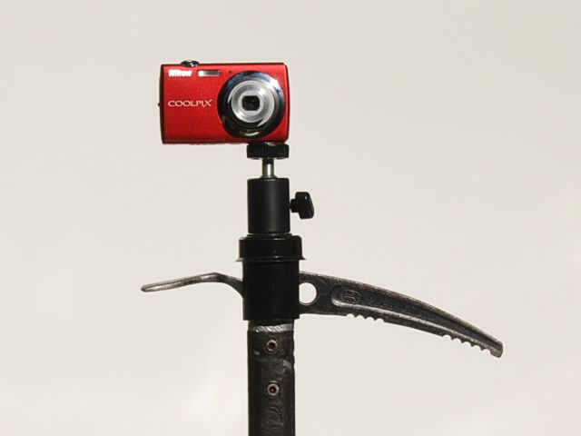 Ice Axe Camera Mount