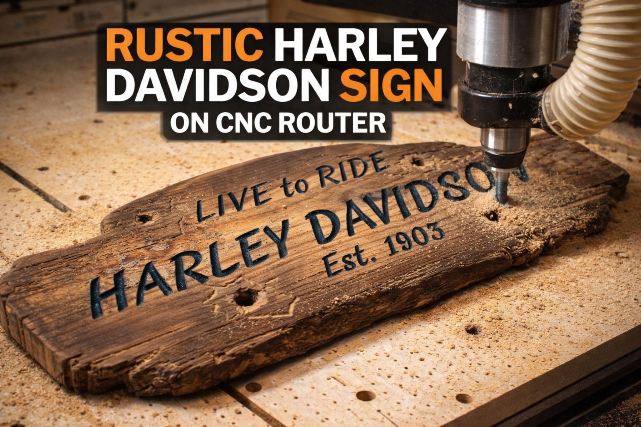 Rustic Harley Davidson Sign : 6 Steps - Instructables