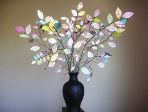 Decorate Living Room by Handmade Flowers
