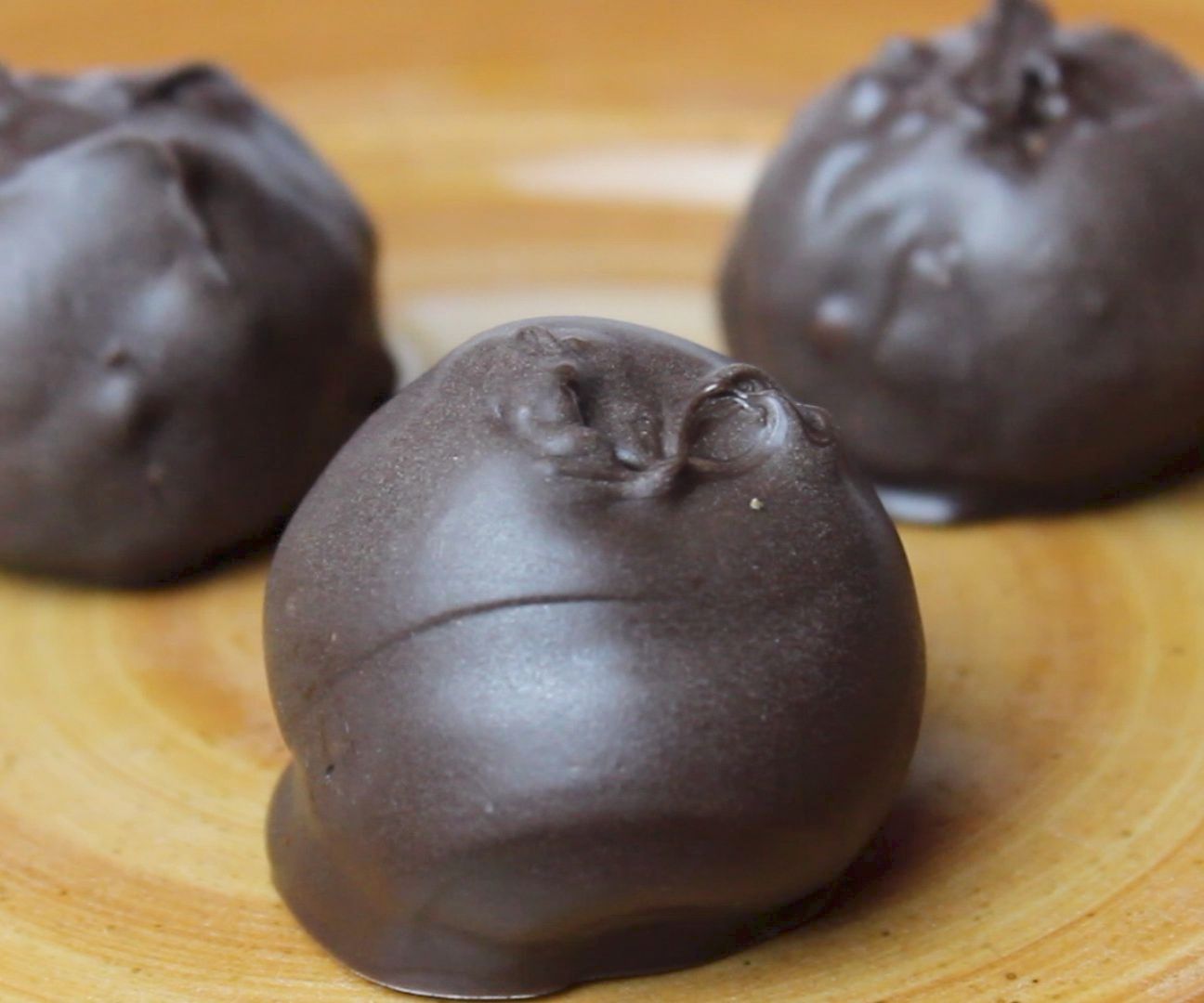 Chocolate Covered Pumpkin Bites