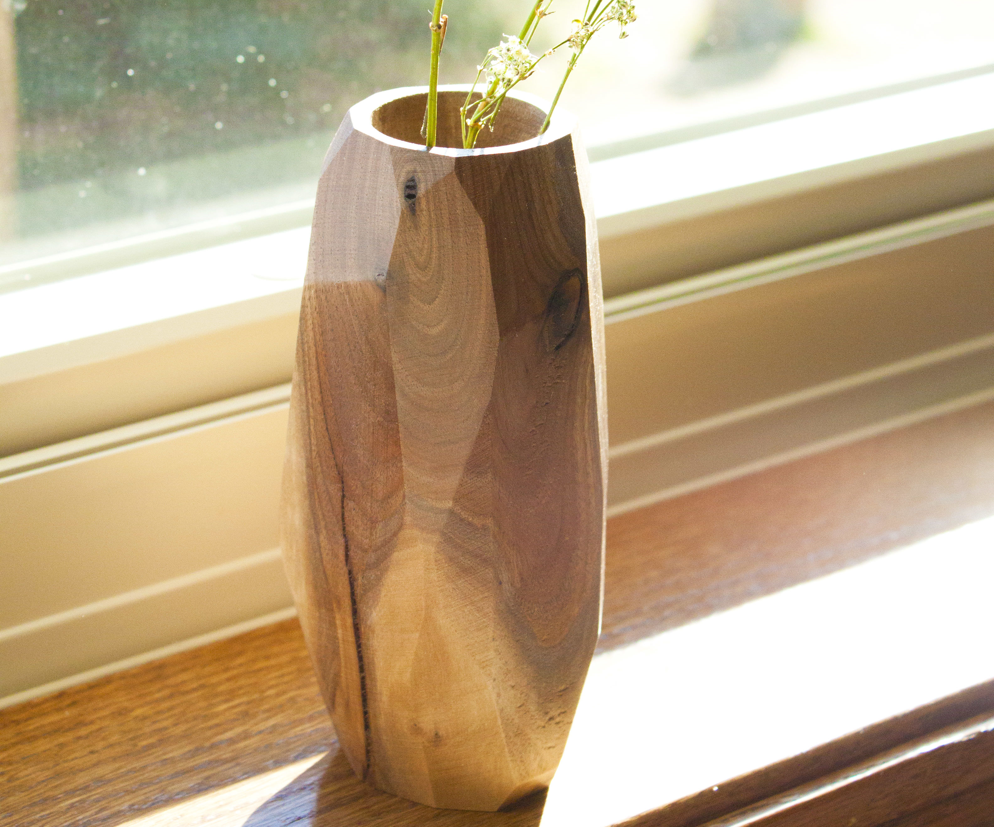 Geometric Faced Vases