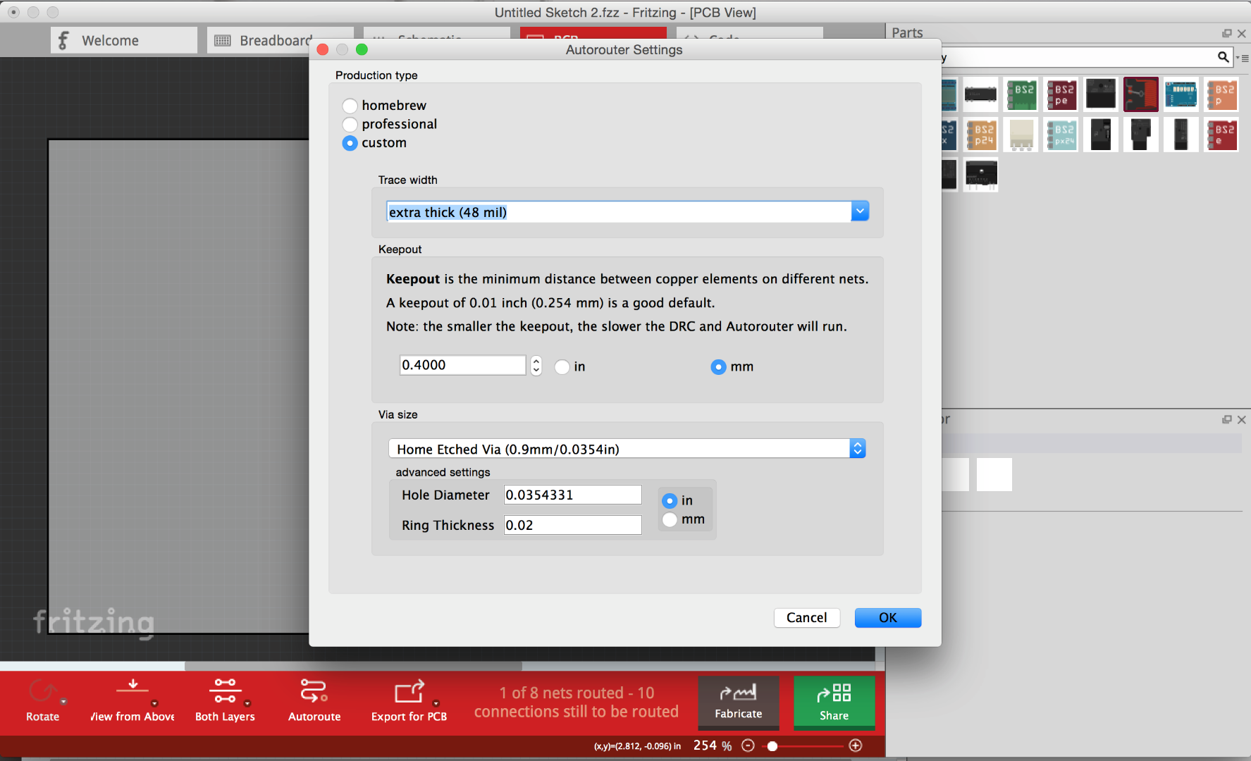 PCB Designing and Isolation Milling Using Only Free Software : 19 Steps