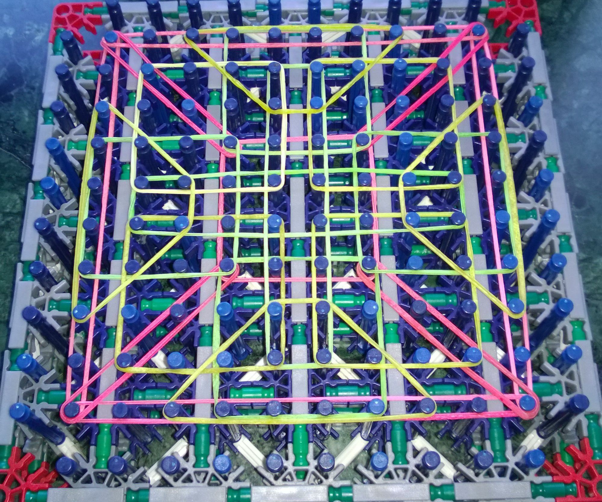 Teach Kids Geometry with a K'nex Geoboard!
