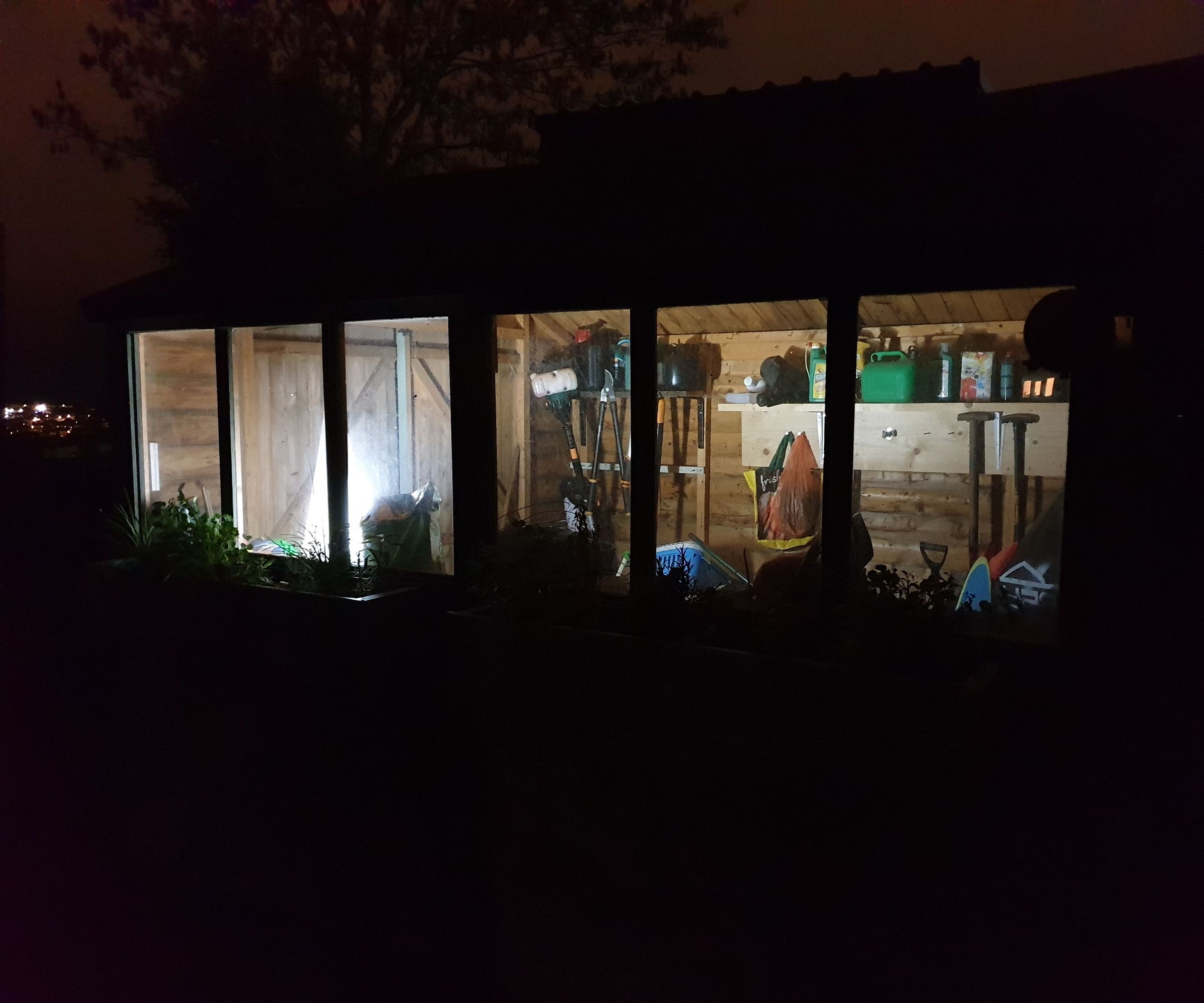 Phone and Torch Lamp