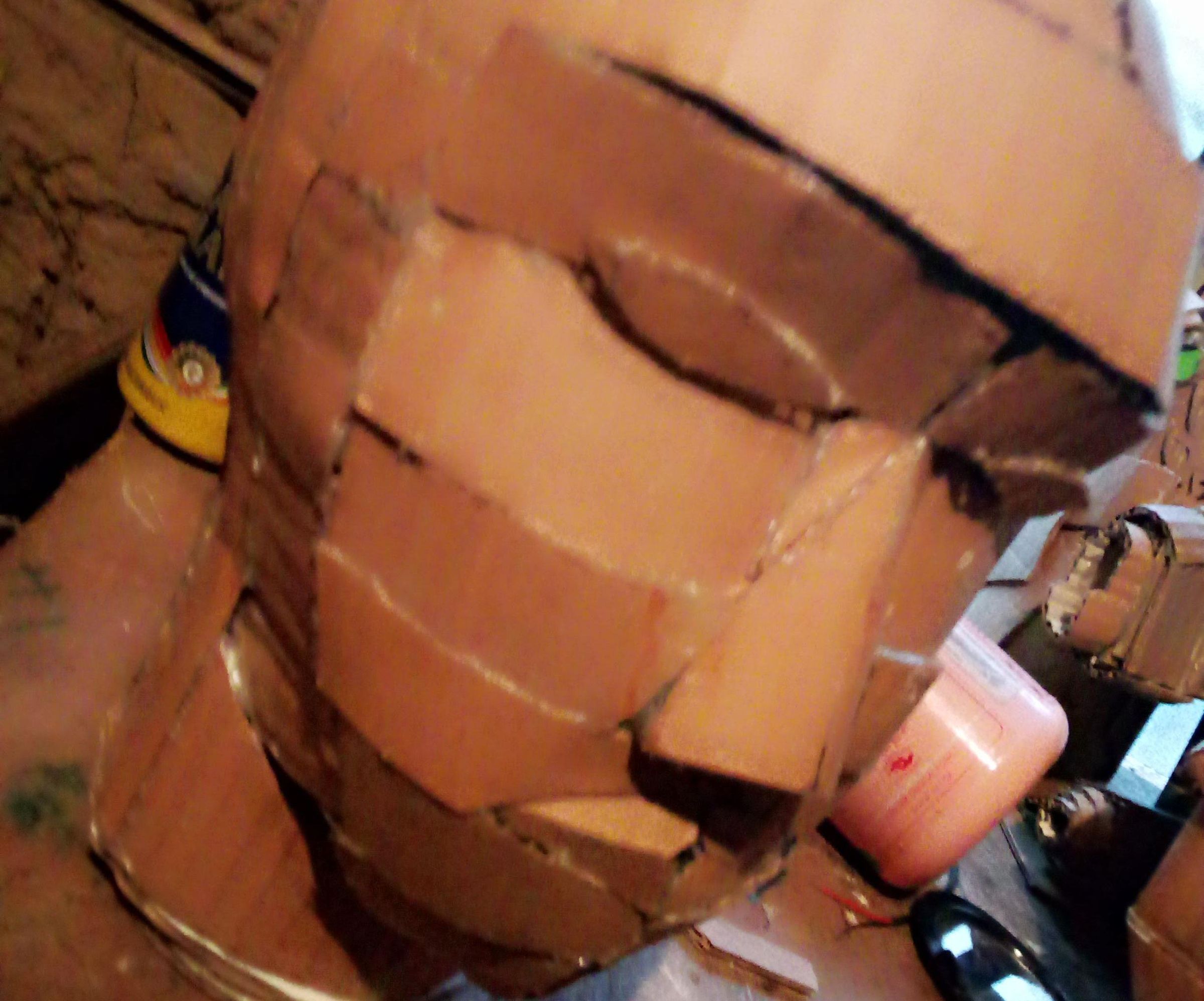 How to Make a Cardboard Maniquine Head