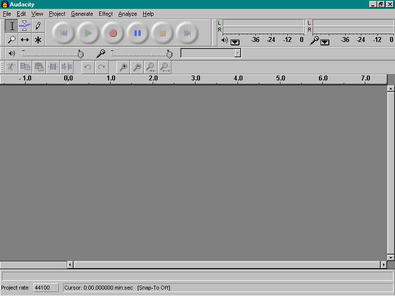Using The Audio Editing Software, Audacity