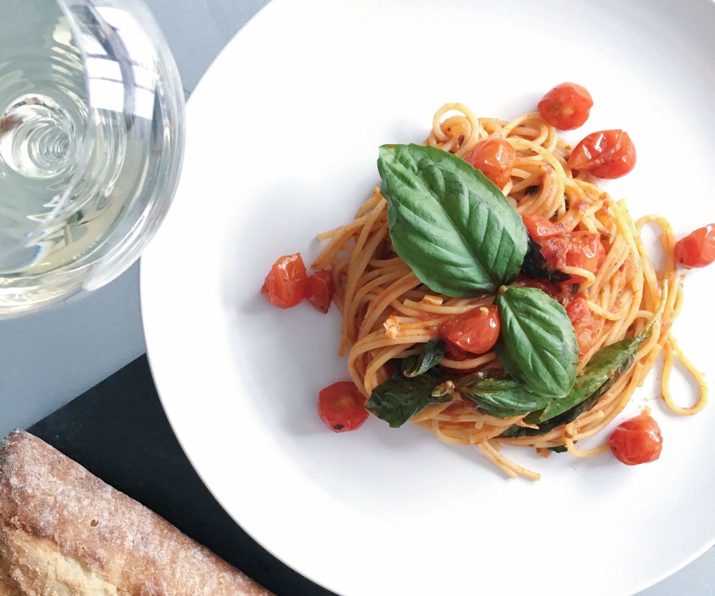 RECIPE | TOMATO BASIL SPAGHETTINI