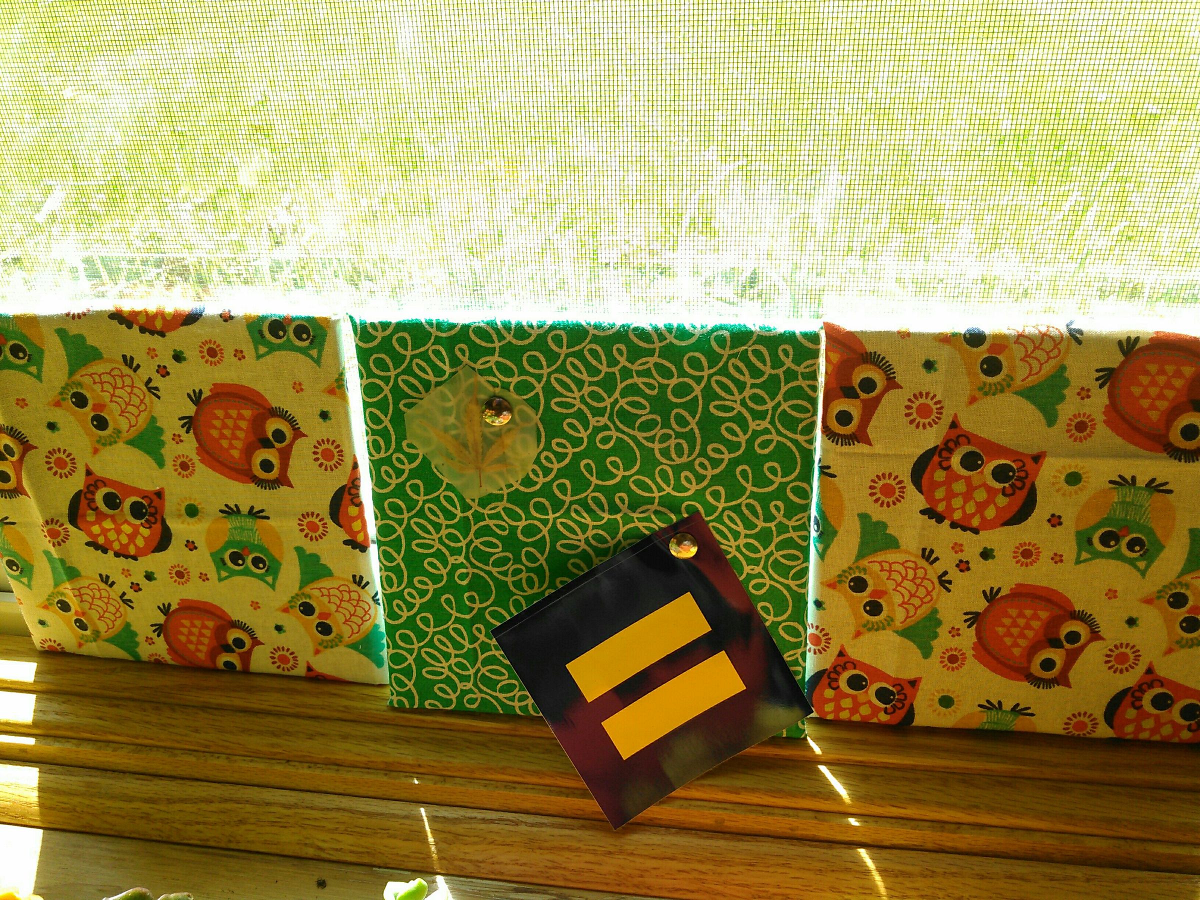 Great Nursery or Anywhere Fabric Cork Board Squares 8 Steps (with