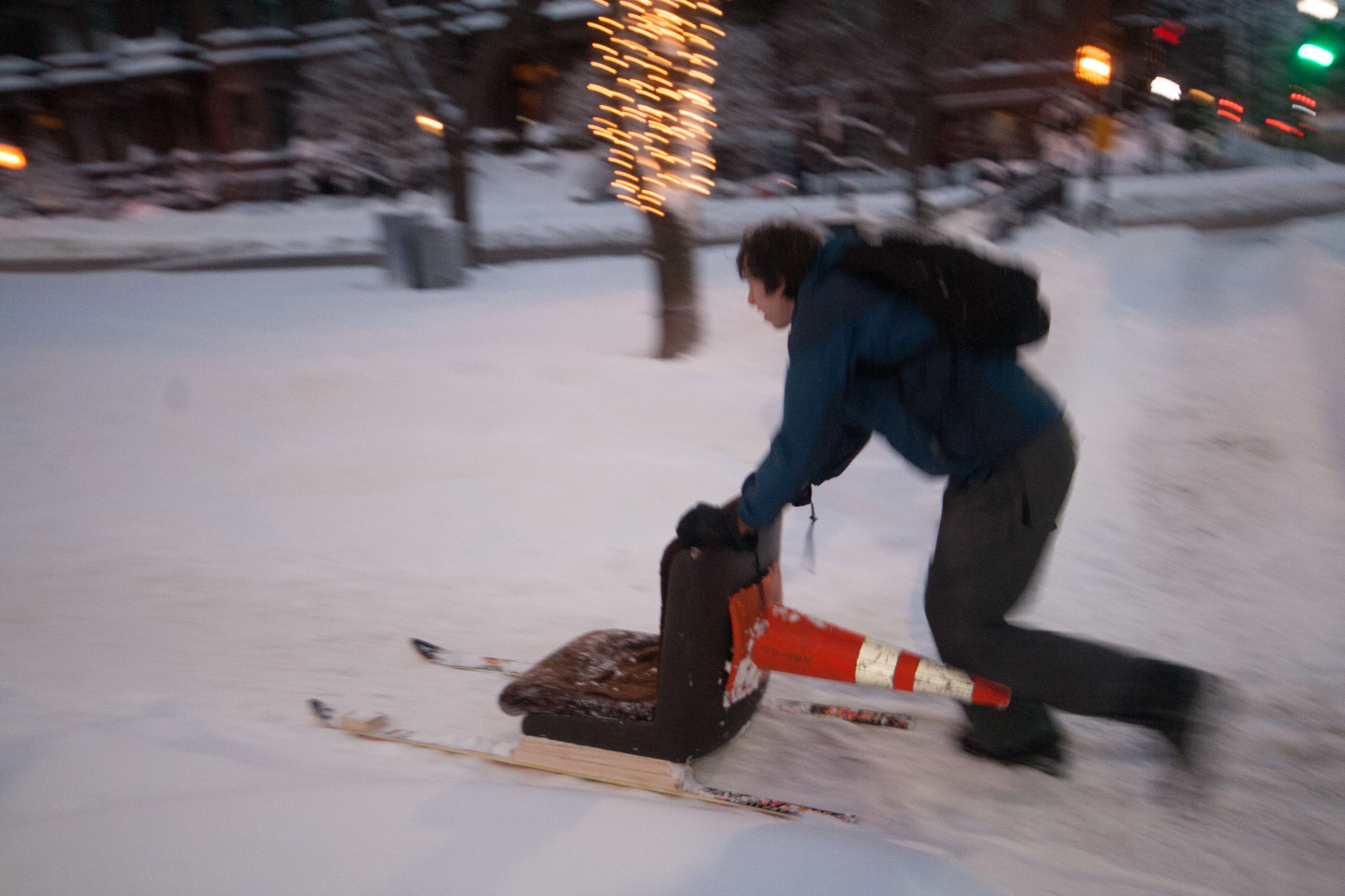 Office Chair Luxury Sports Sled AKA "The Relaxitrator"