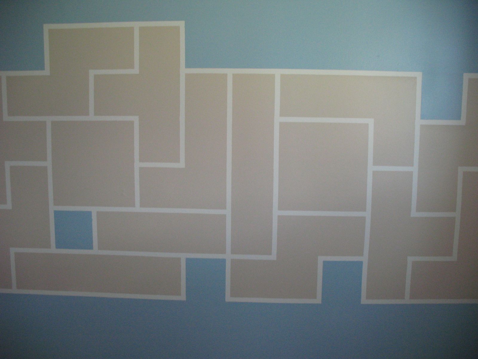 Tetris Paint Wall