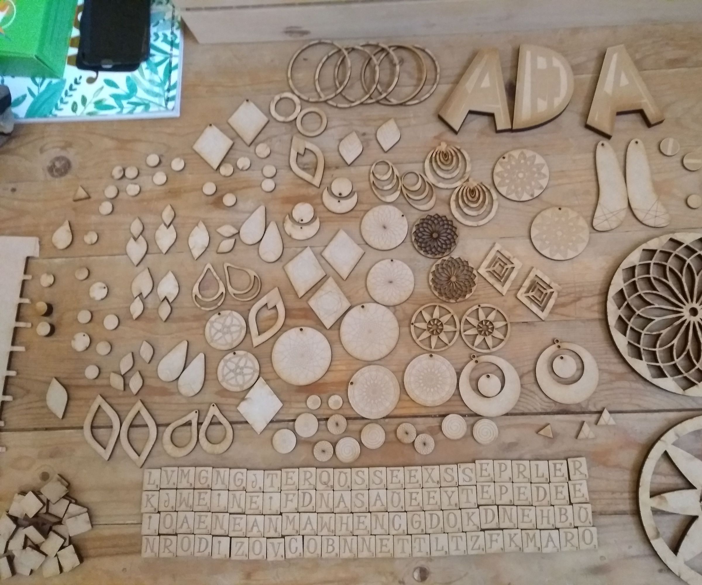 Oorbellen En Scrabble