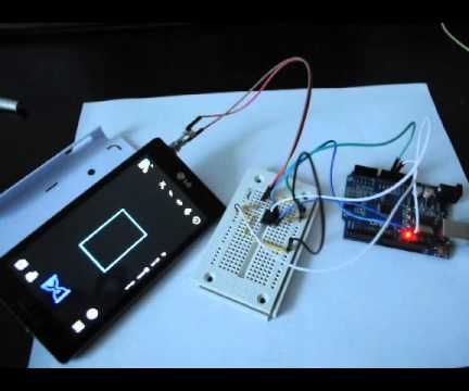 Trigger Smartphone Camera With Arduino