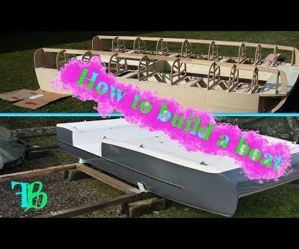 How to build a boat or catamaran for relaxing in the sun