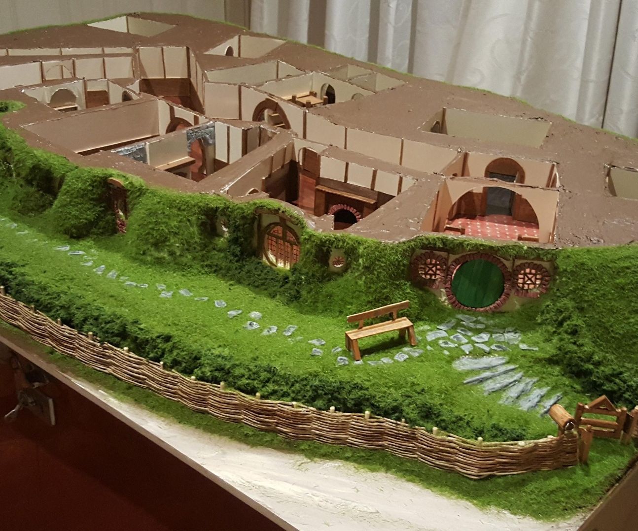 Hand Made Bagend - a Hobbit Hole