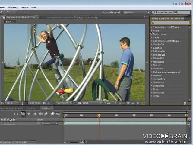 After Effects CS4 : Effet Flou Bilat&Atilde;&copy;ral