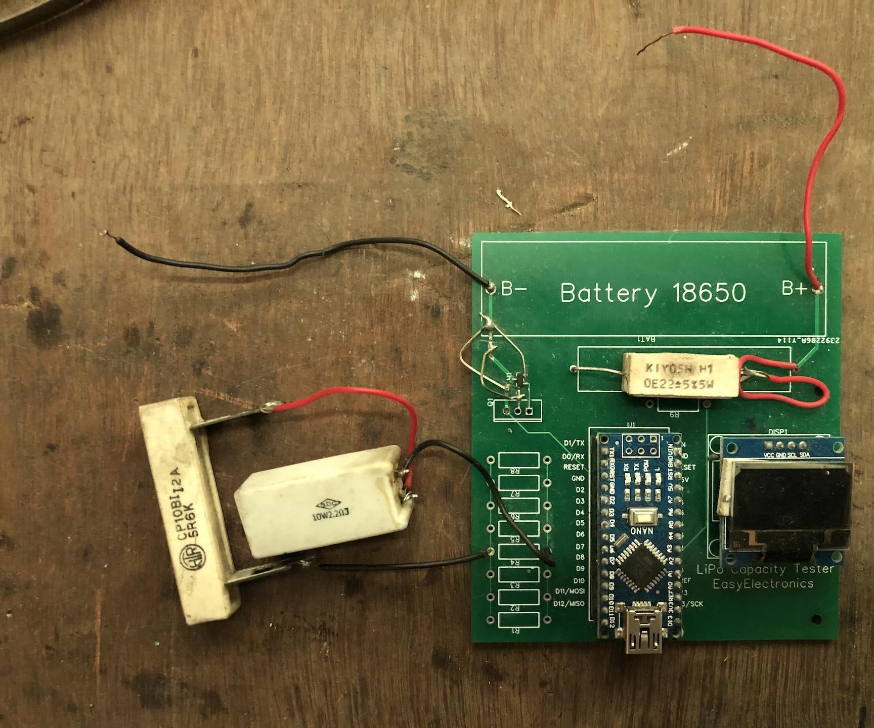 DIY LiPo Battery Capacity Tester