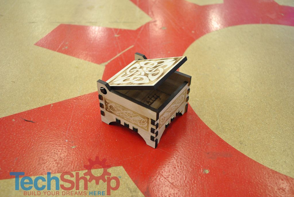 Laser Cut Jewelry Box