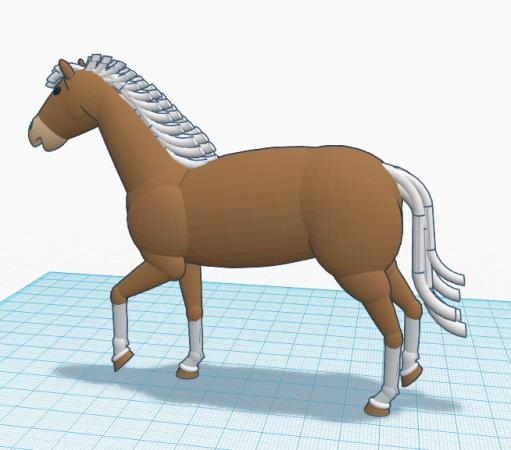Ally老师TinkerCAD高级篇（二）骏马