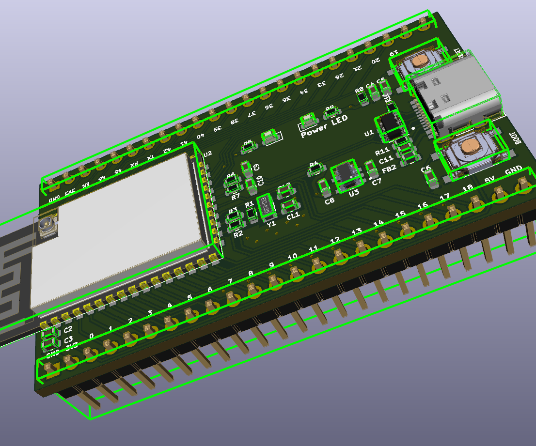 ESP32-S2-WROOM Breakout Board