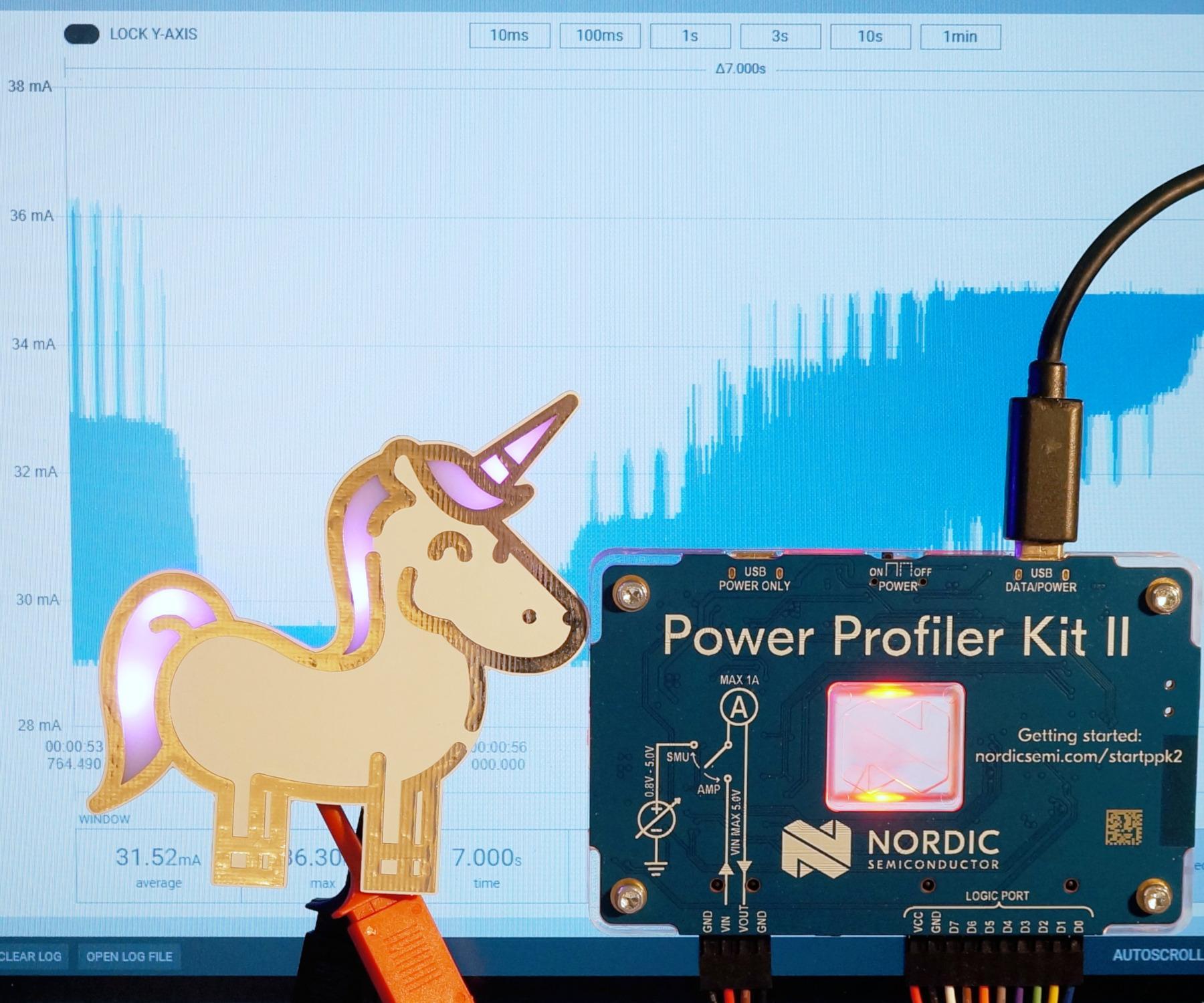 RGB LED Current Measurement With Nordic Power Profiler Kit II 13