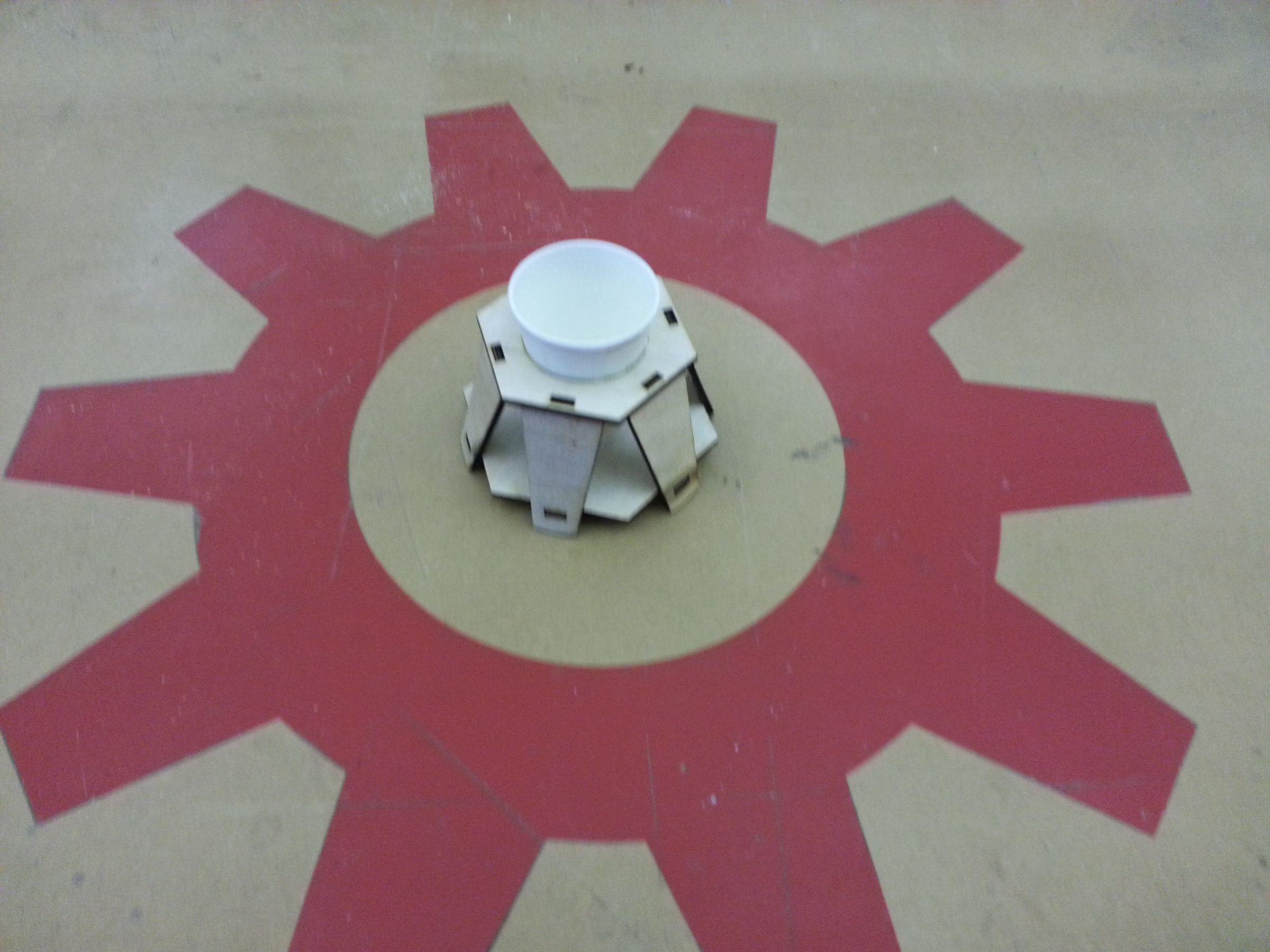 Laser Cut Coffee Cup / Flower Pot Holder.  I Made It at TechShop