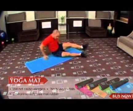 Oblique V-Ups Exercise