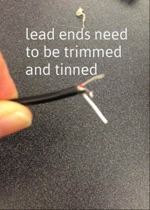Wiring the Extension Cable (lead) to the Mounted Female Jack