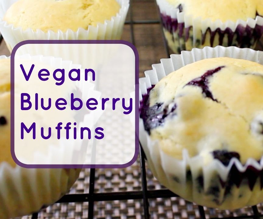 Vegan Blueberry Muffins