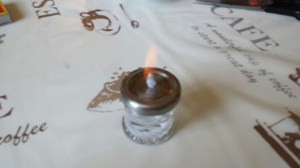 How to make an alcohol lamp