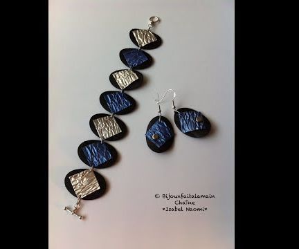 How to make an embossed oval bracelet