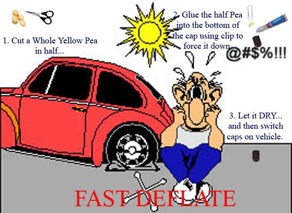 Deflate a Tire (Sounds Dumb, Don't It?)