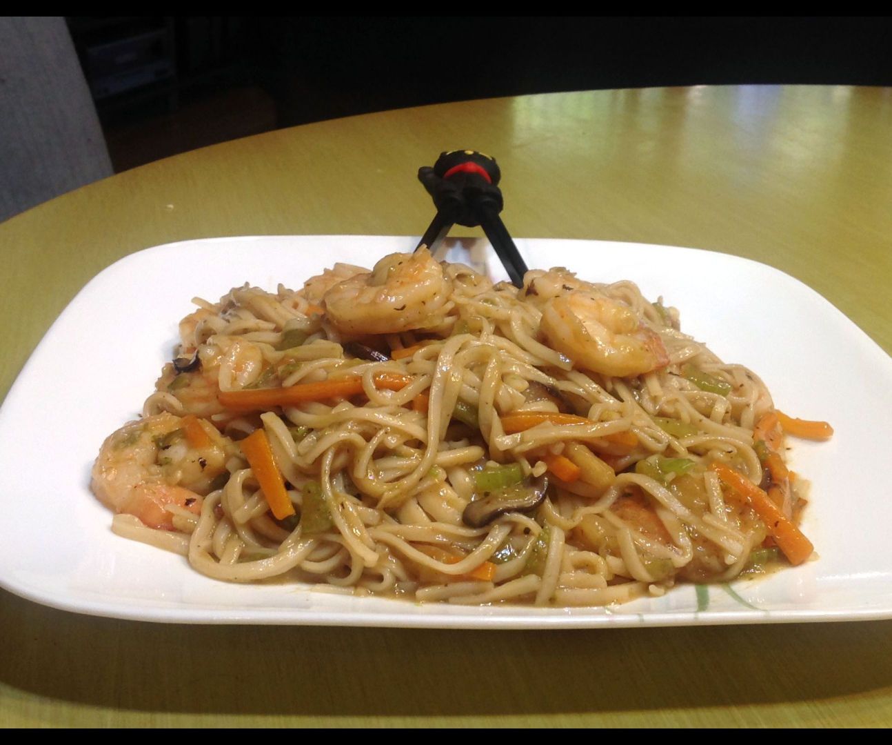 Shrimp Lo Mein - Without a Wok
