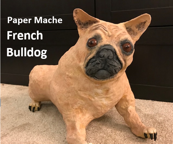 How to Make a Paper Mache French Bulldog