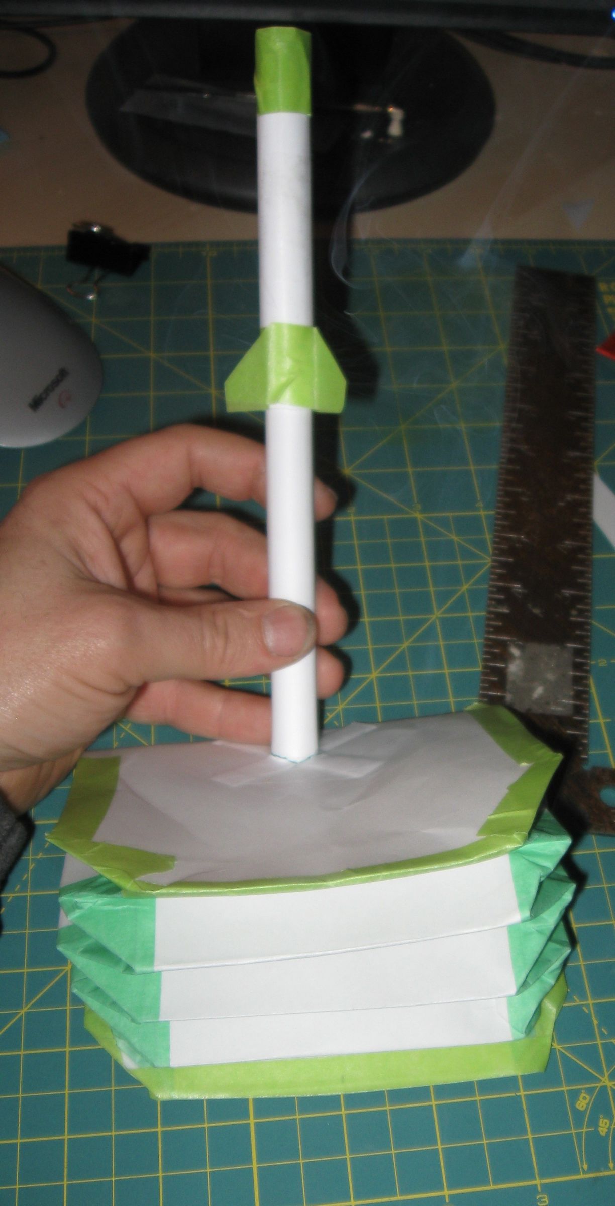 Paper Missile and Launcher