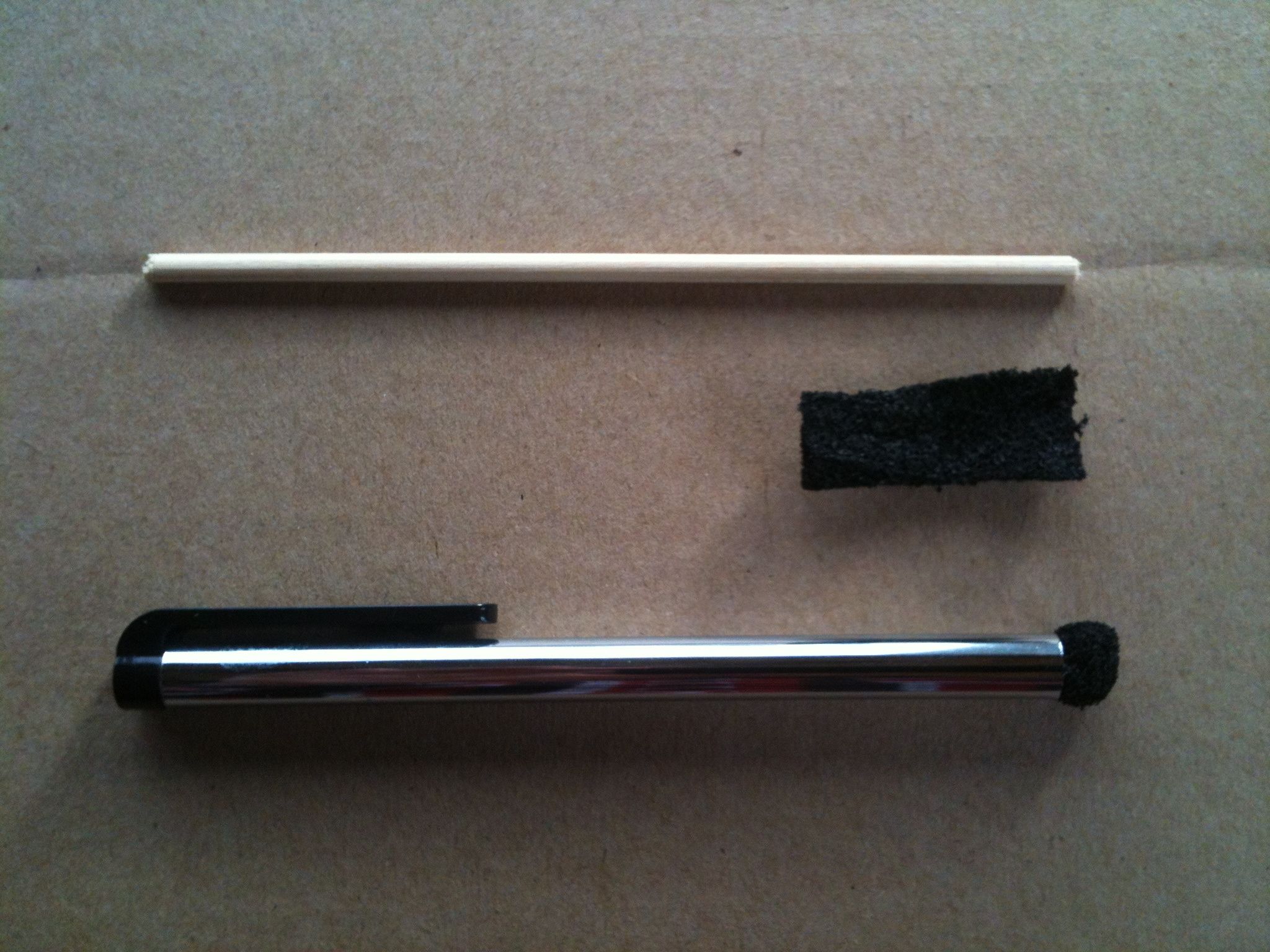 Quick 'n Dirty Stylus for IPad or IPhone
